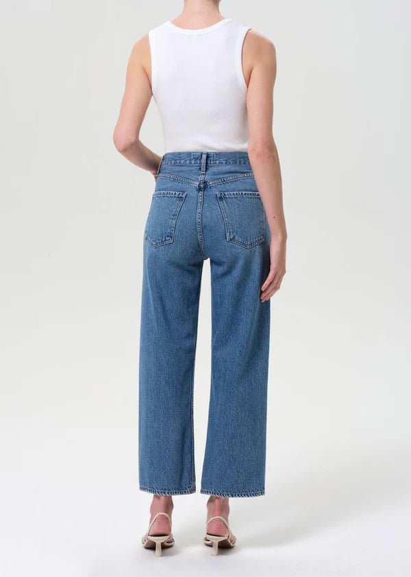 Agolde - Ren High Rise Wide Leg in Shrine - Kalifornia Jean Bar