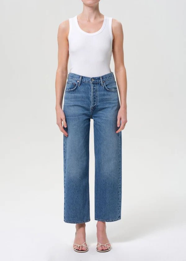 Agolde - Ren High Rise Wide Leg in Shrine - Kalifornia Jean Bar