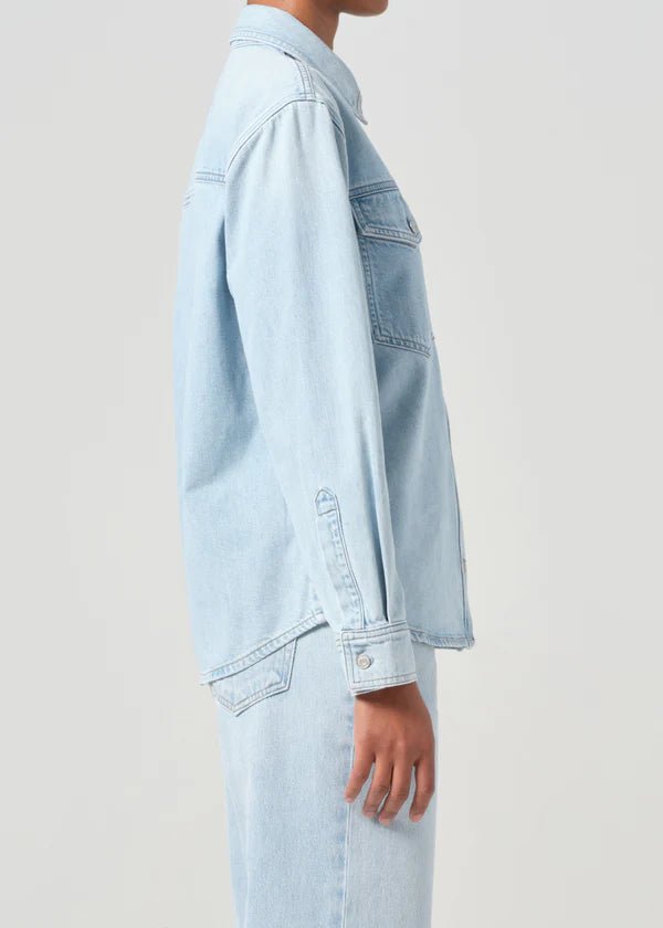 AGOLDE - Rina Slim Shirt in Extract - Kalifornia Jean Bar