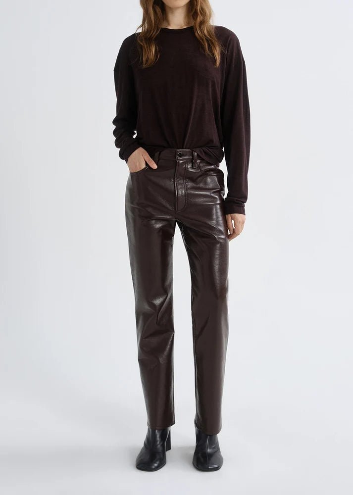 Agolde - Sasha Tee in Ristretto - Kalifornia Jean Bar