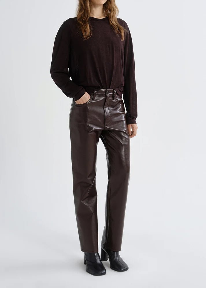Agolde - Sasha Tee in Ristretto - Kalifornia Jean Bar