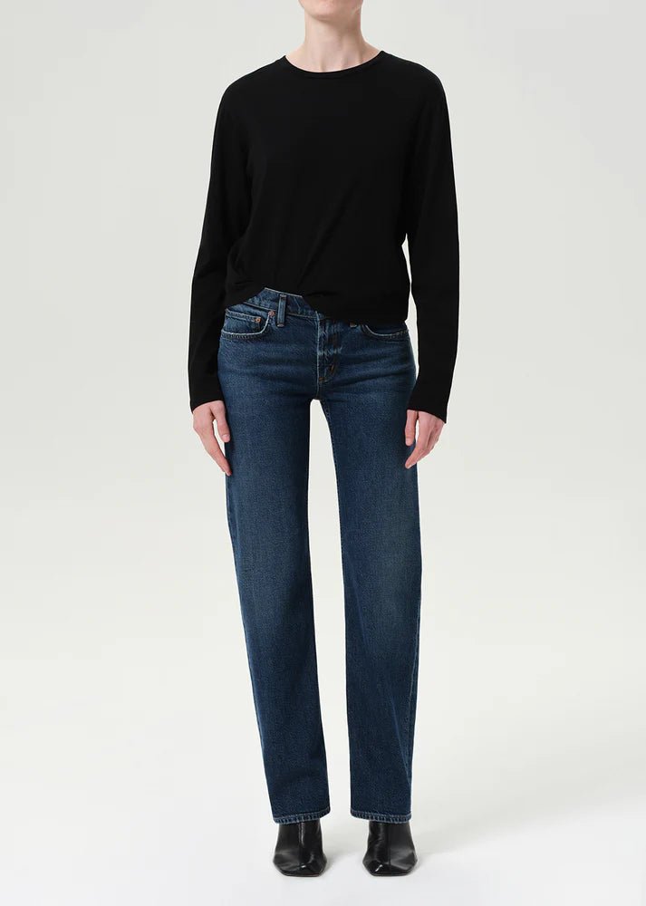 Agolde - Slick Low - Rise Slim 29" Jean - Kalifornia Jean Bar