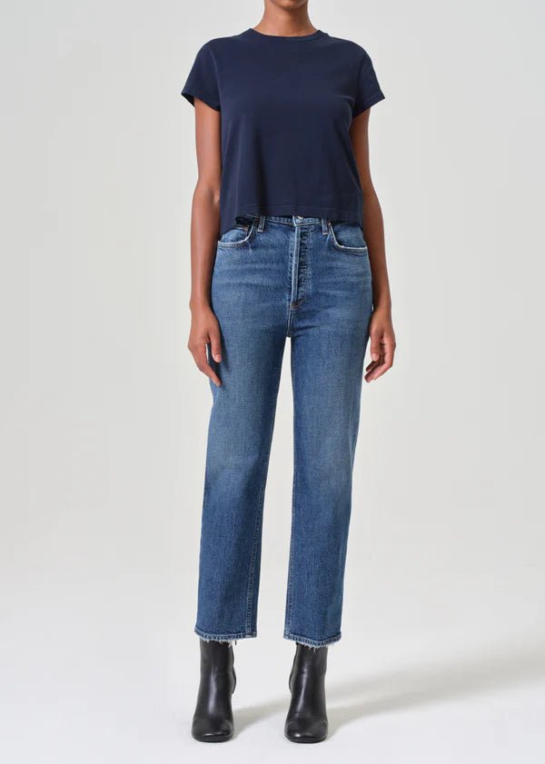 Agolde - Solace 90’s Pinch Waist Crop - Kalifornia Jean Bar