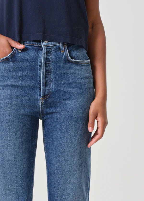 Agolde - Solace 90’s Pinch Waist Crop - Kalifornia Jean Bar