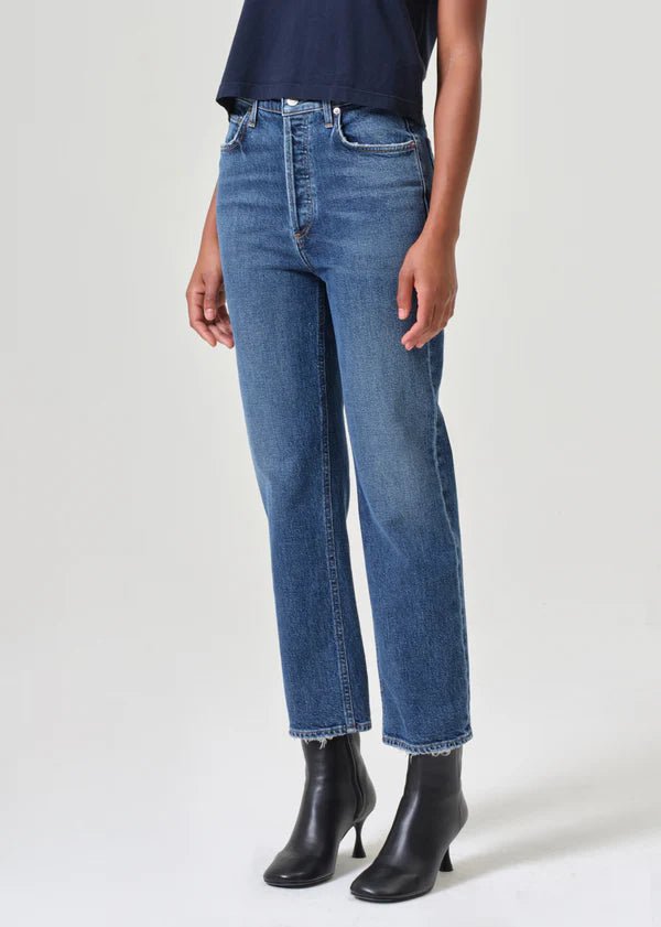 Agolde - Solace 90’s Pinch Waist Crop - Kalifornia Jean Bar