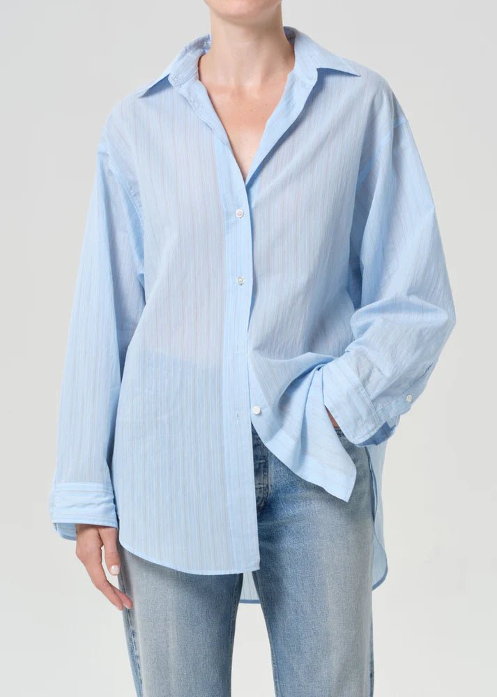 Agolde - Sona Shirt Fontana Stripe - Kalifornia Jean Bar