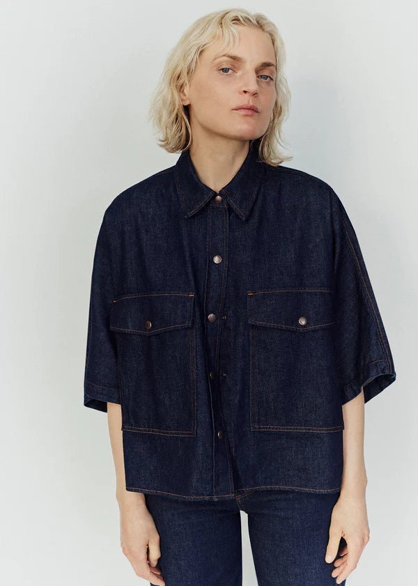 AGOLDE - Taron Shirt in Rinse - Kalifornia Jean Bar