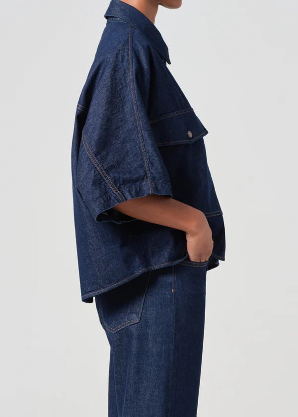 AGOLDE - Taron Shirt in Rinse - Kalifornia Jean Bar