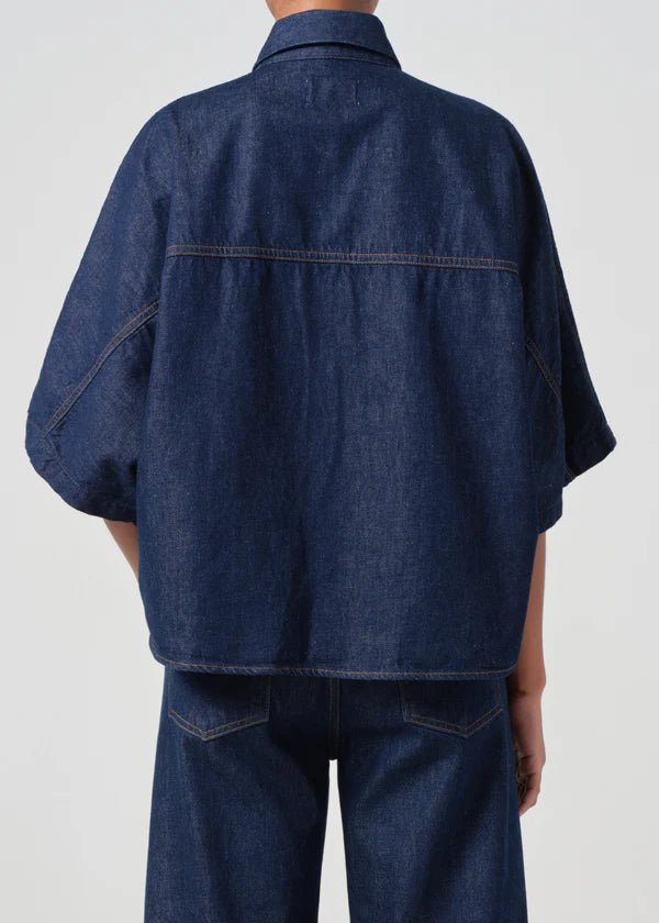 AGOLDE - Taron Shirt in Rinse - Kalifornia Jean Bar