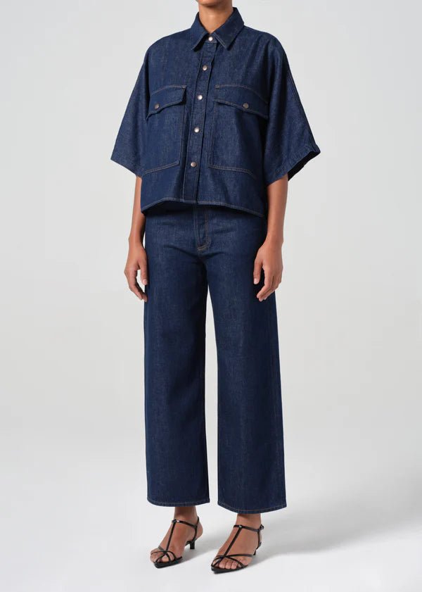 AGOLDE - Taron Shirt in Rinse - Kalifornia Jean Bar