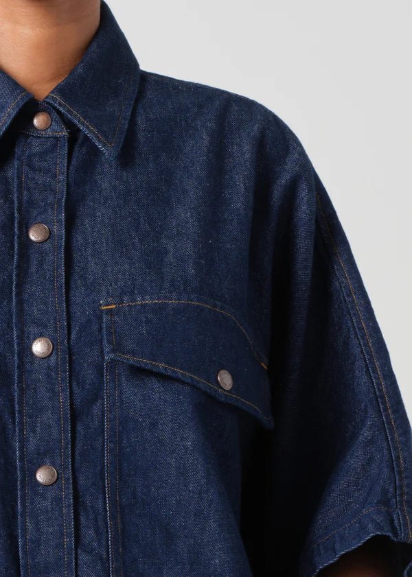 AGOLDE - Taron Shirt in Rinse - Kalifornia Jean Bar