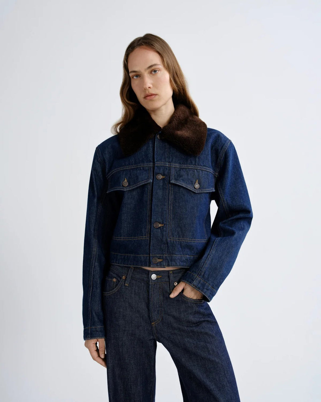 Agolde - Walker Denim Jacket in Rinse - Kalifornia Jean Bar