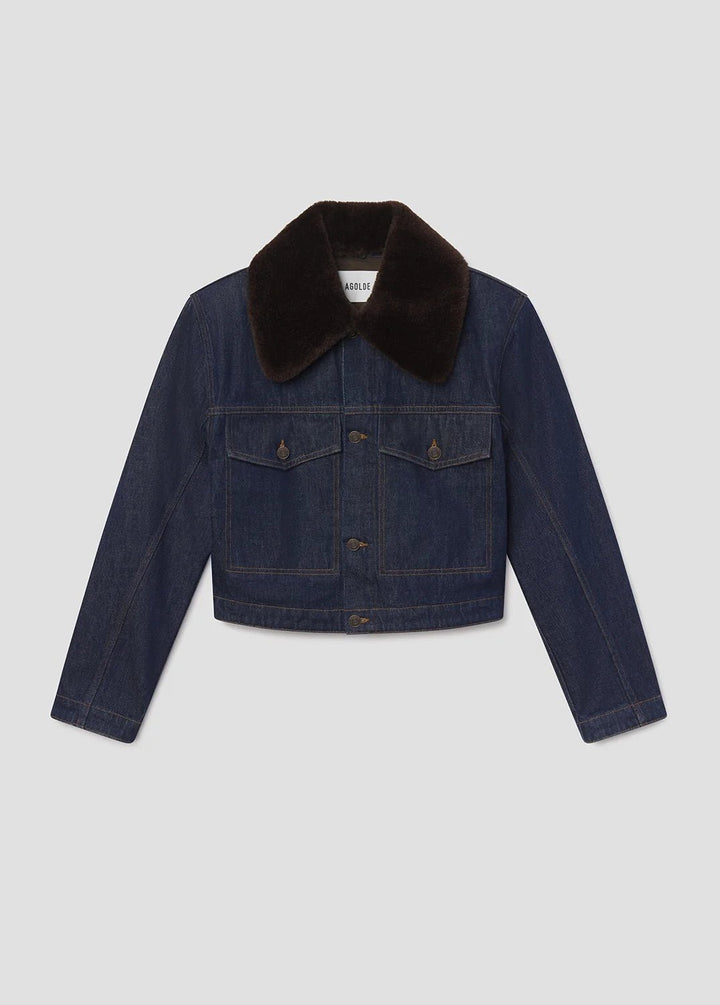 Agolde - Walker Denim Jacket in Rinse - Kalifornia Jean Bar