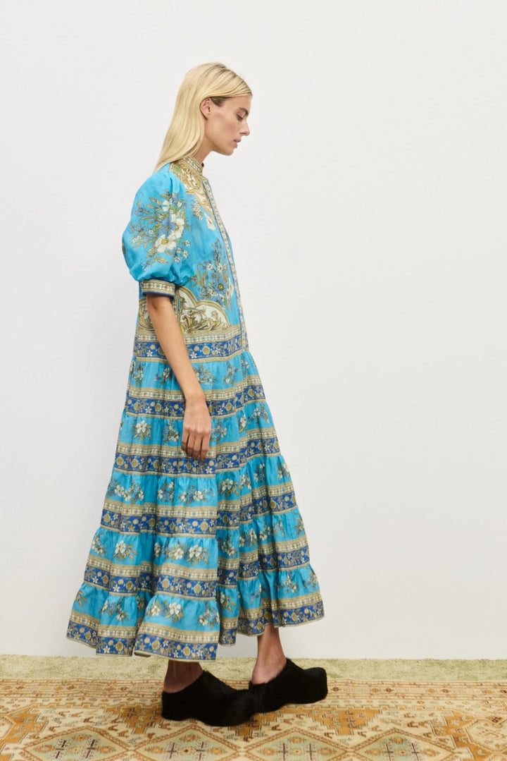 Alémais - Cassie Tiered Midi Dress - Kalifornia Jean Bar