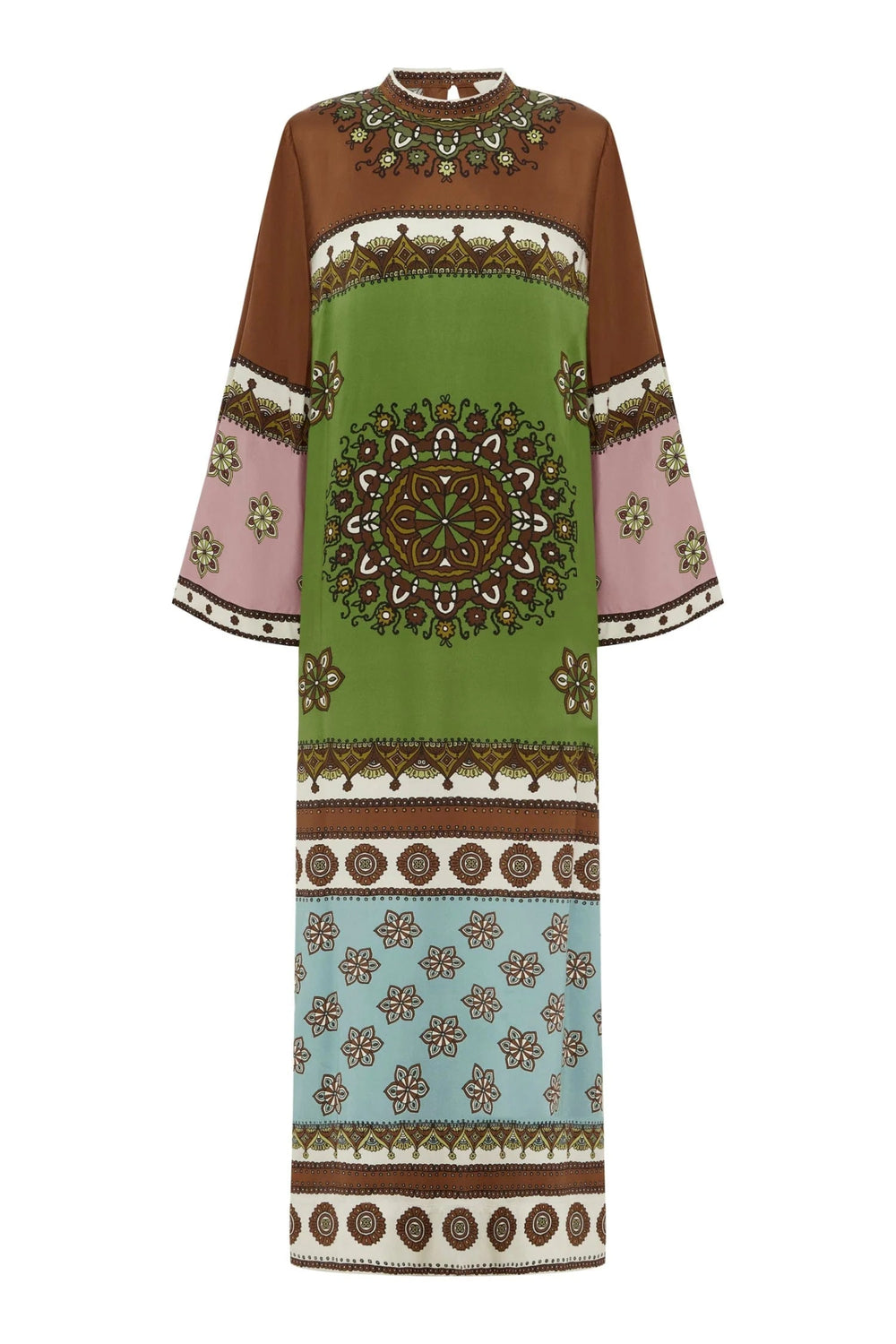 Alémais - Contina Silk Midi Dress - Kalifornia Jean Bar