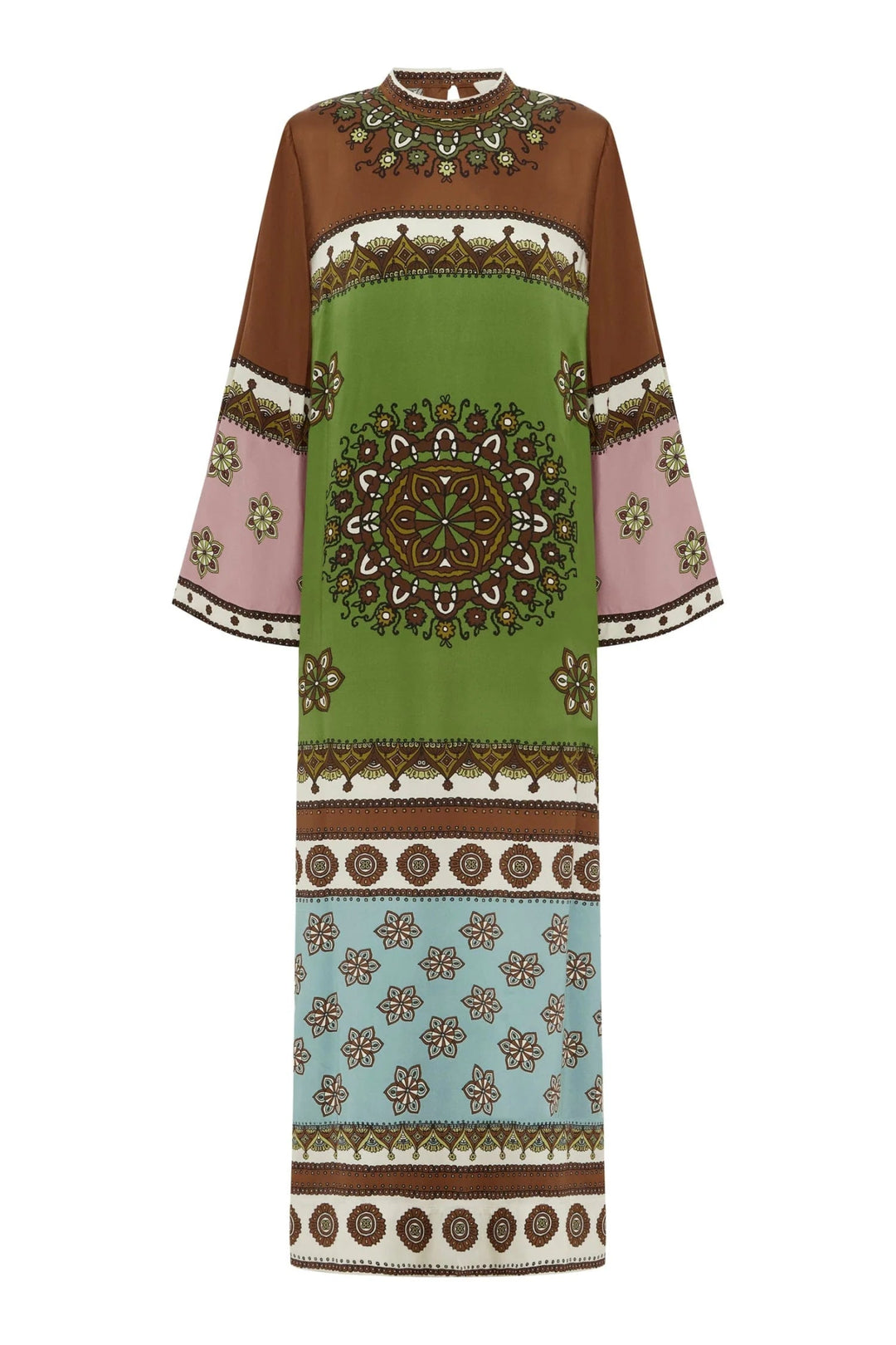 Alémais - Contina Silk Midi Dress - Kalifornia Jean Bar