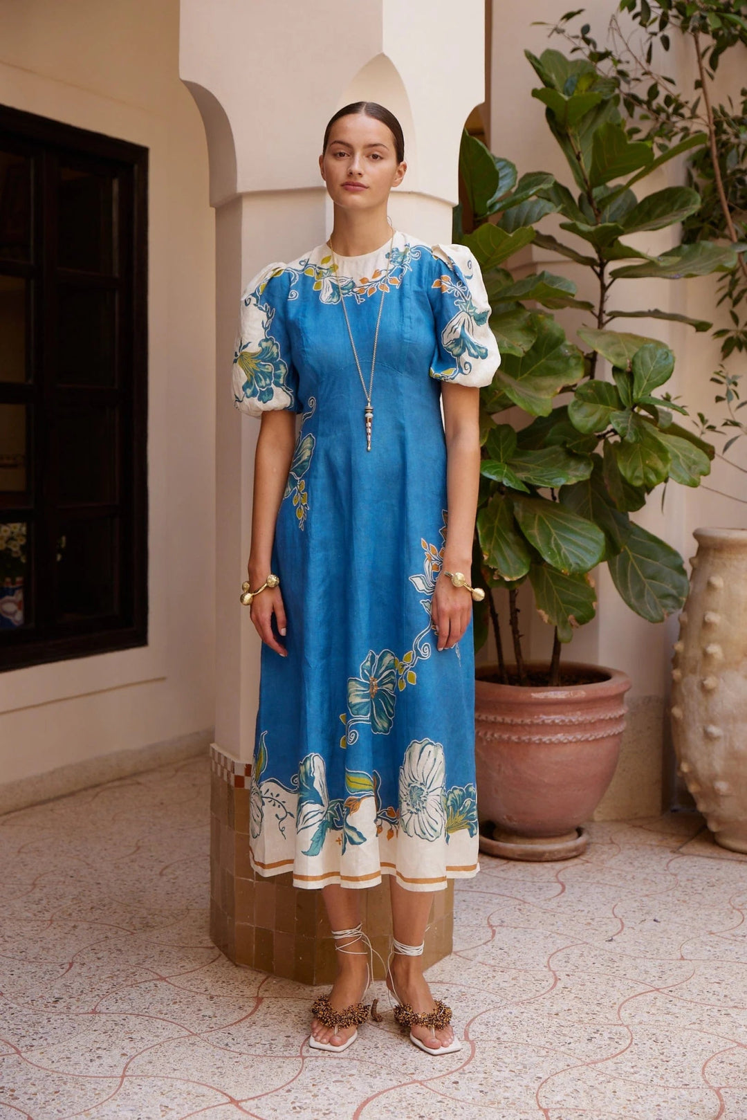 midi alemais dress SAGE MIDI DRESS
