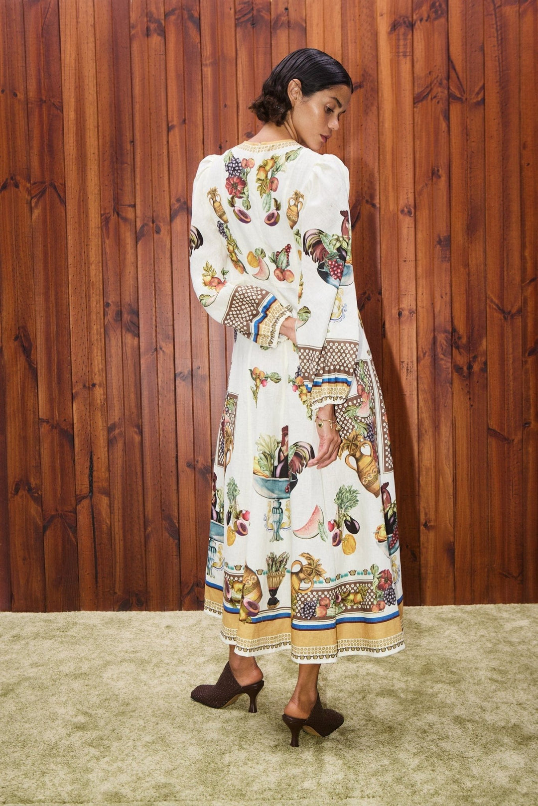 Alémais - Mercado Midi Dress - Kalifornia Jean Bar