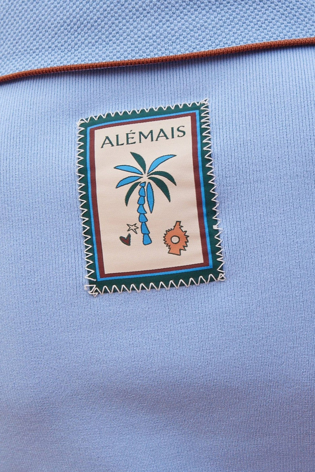 Alémais - Noura Knit Blue Polo - Kalifornia Jean Bar