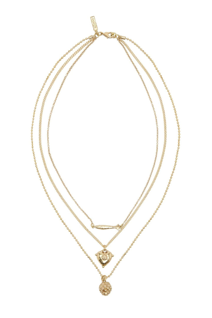 Alémais - Tesori Multi Chain Charm Necklace - Kalifornia Jean Bar