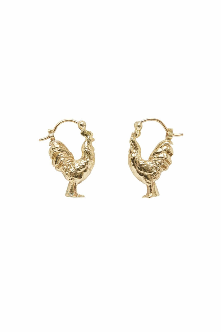 Alémais - Tesori Rooster Earrings - Kalifornia Jean Bar