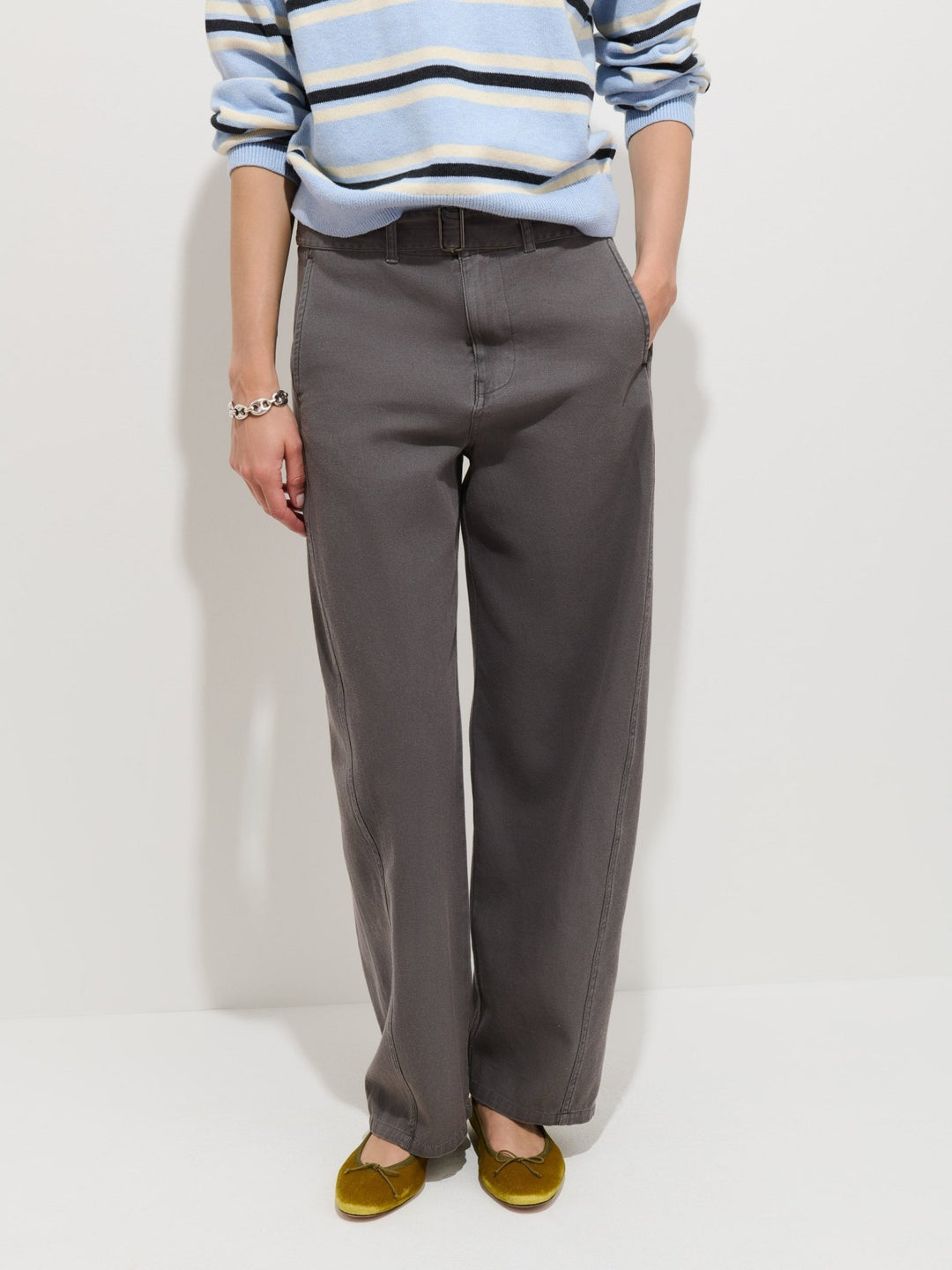Alex Mill - 9th Street Pant in Slate - Kalifornia Jean Bar