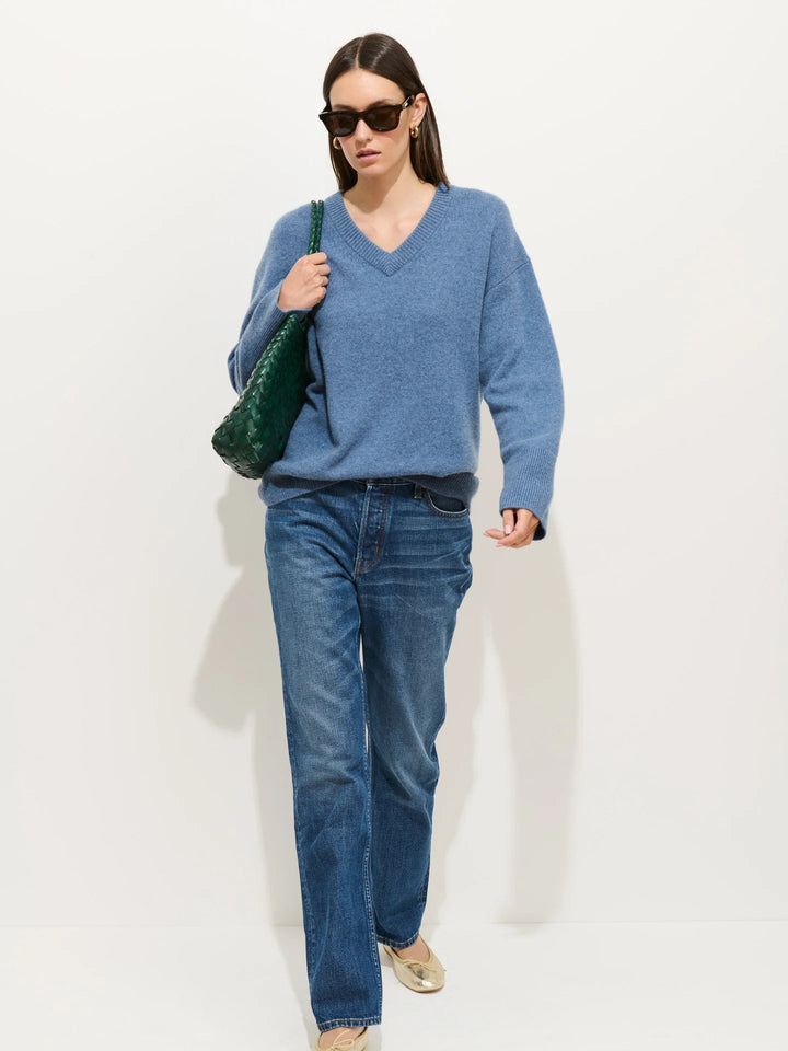Alex Mill - Baltic Rowan V - Neck Sweater - Kalifornia Jean Bar