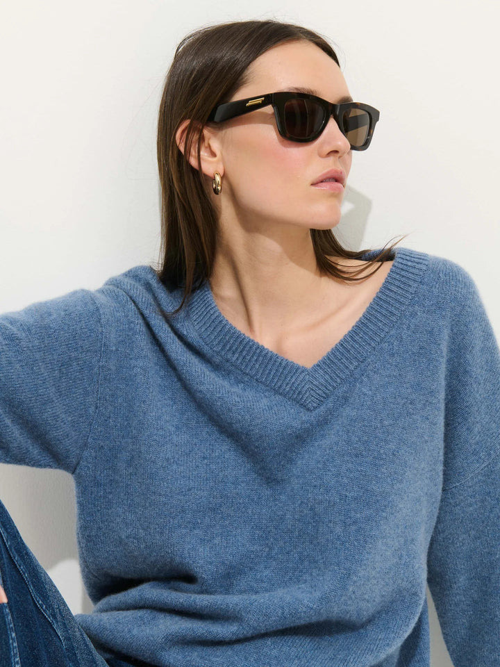 Alex Mill - Baltic Rowan V - Neck Sweater - Kalifornia Jean Bar