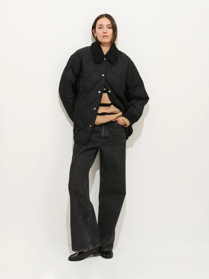 Alex Mill - Black Wembley Quilted Jacket - Kalifornia Jean Bar