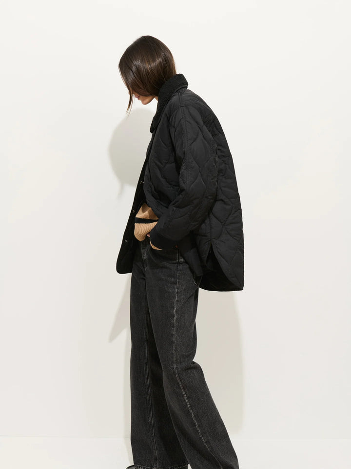 Alex Mill - Black Wembley Quilted Jacket - Kalifornia Jean Bar