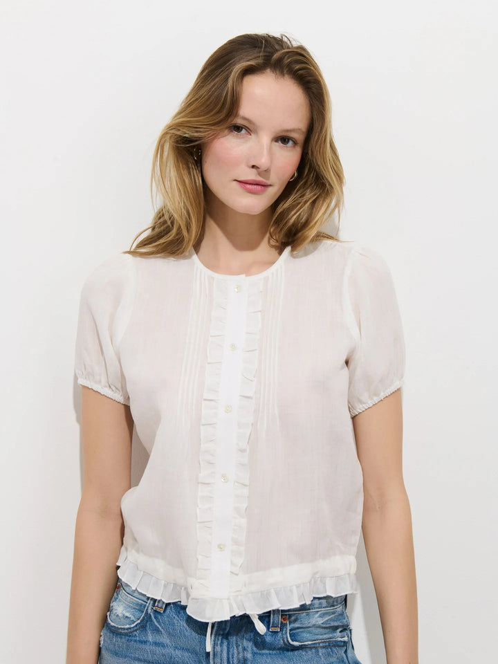 Alex Mill - Brittany Top in Ramie - Kalifornia Jean Bar