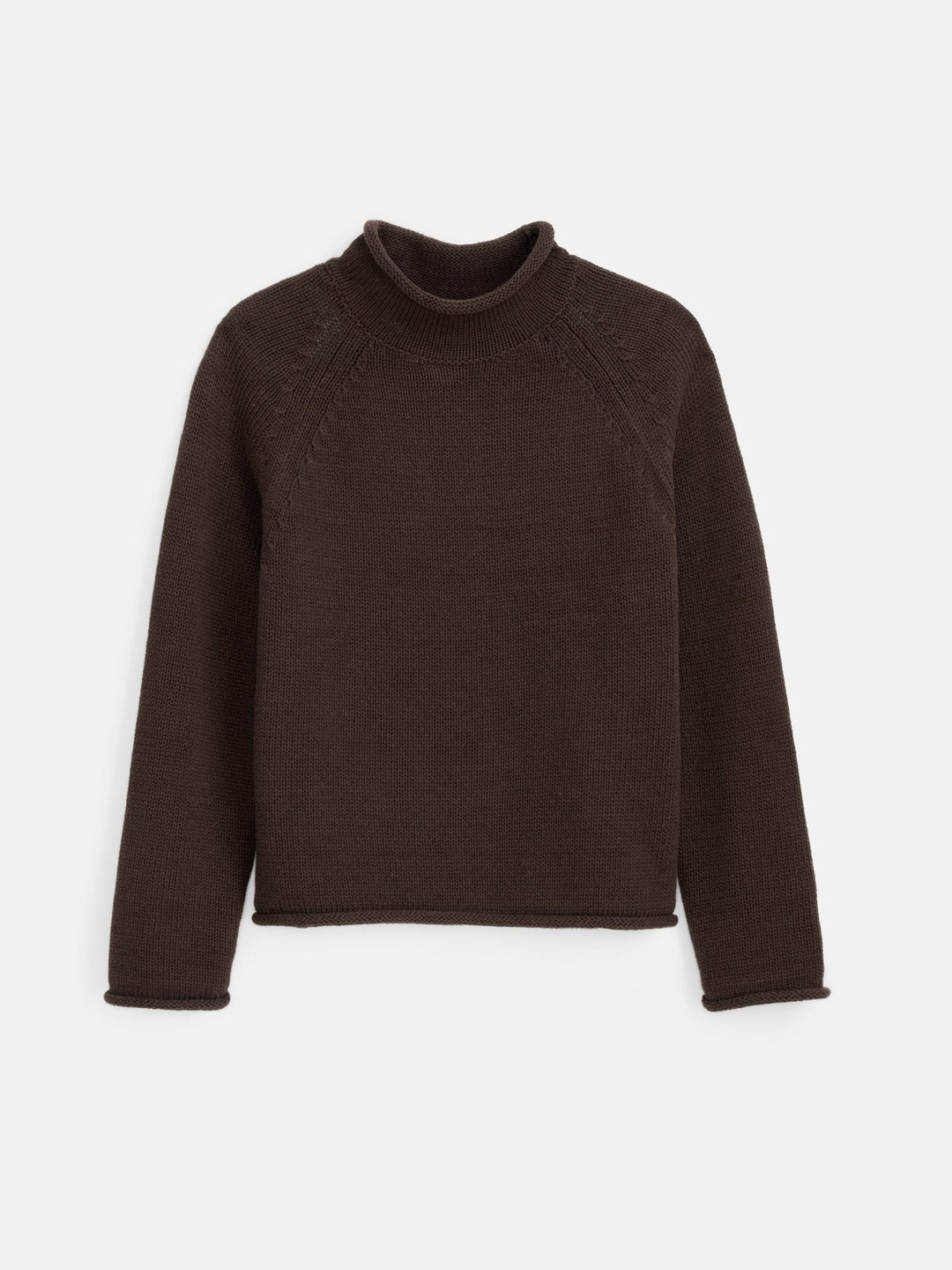 Alex Mill - Eastport Rollneck Sweater in Dark Chocolate - Kalifornia Jean Bar