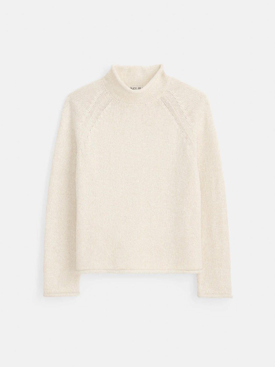 Alex Mill - Eastport Rollneck Sweater in Marled Ivory - Kalifornia Jean Bar