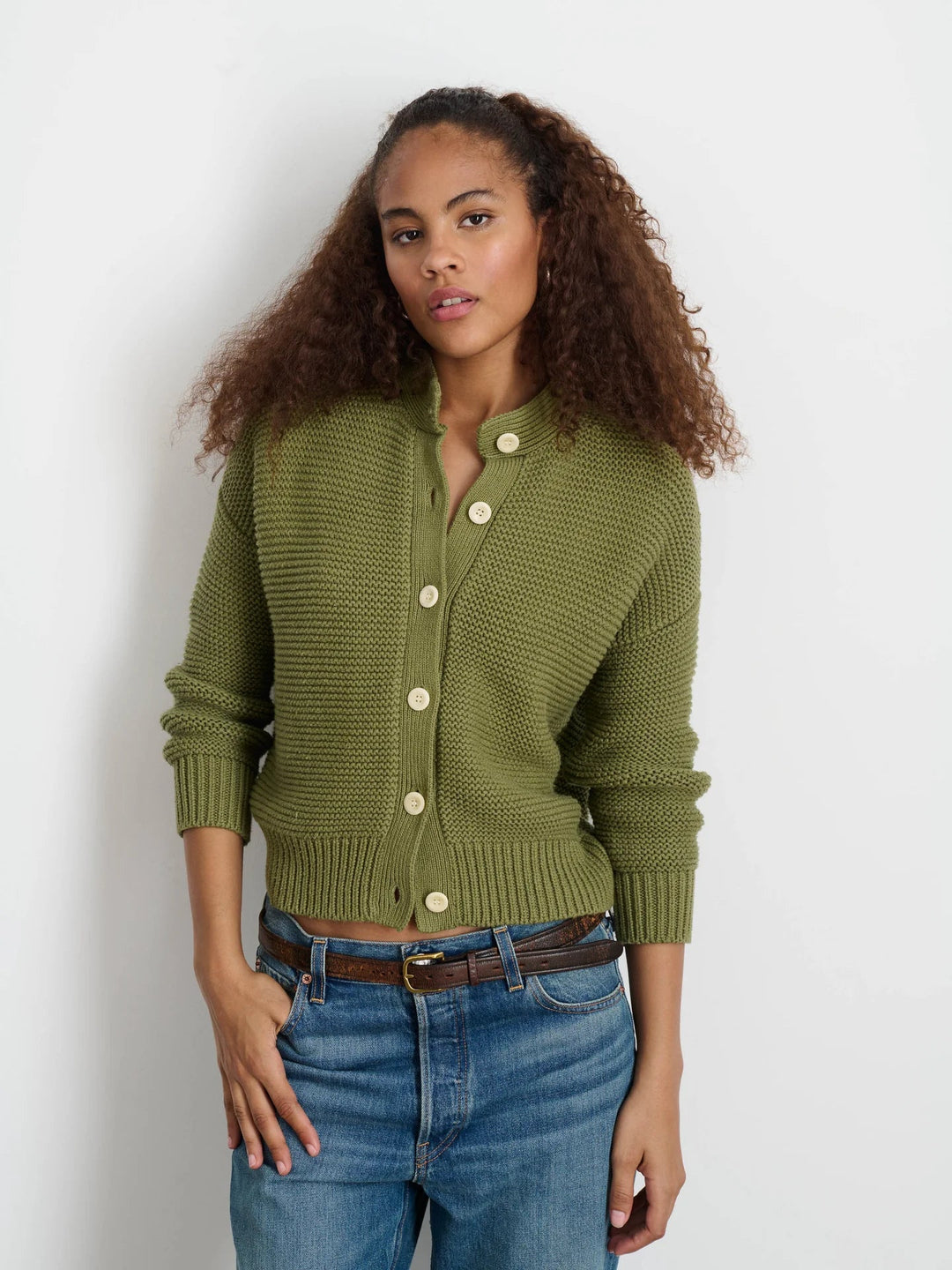 Alex Mill - Faded Grove Nico Cardigan - Kalifornia Jean Bar Alex Mill - Faded Grove Nico Cardigan