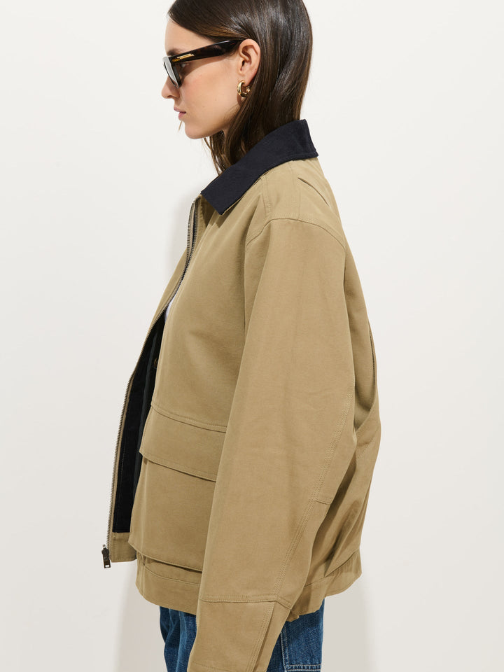 Alex Mill - Khaki Canvas Essex Jacket - Kalifornia Jean Bar