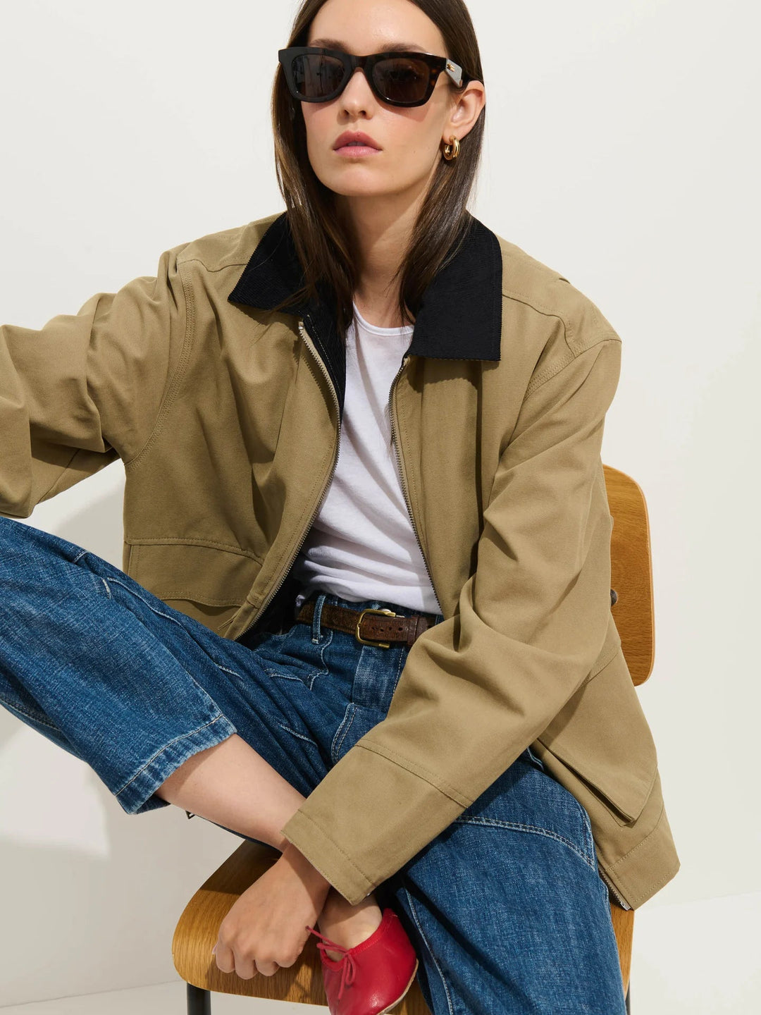 Alex Mill - Khaki Canvas Essex Jacket - Kalifornia Jean Bar