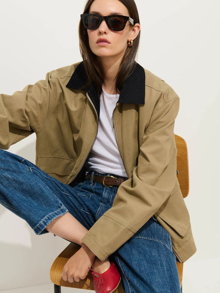 Alex Mill - Khaki Canvas Essex Jacket - Kalifornia Jean Bar
