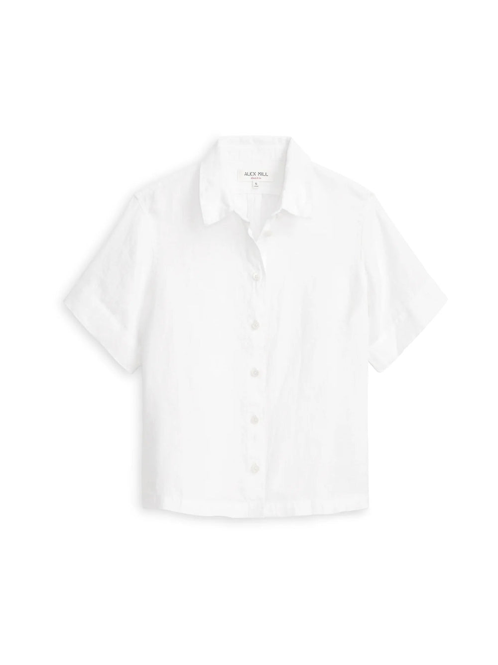 Alex Mill - Maddie Linen Shirt in White - Kalifornia Jean Bar