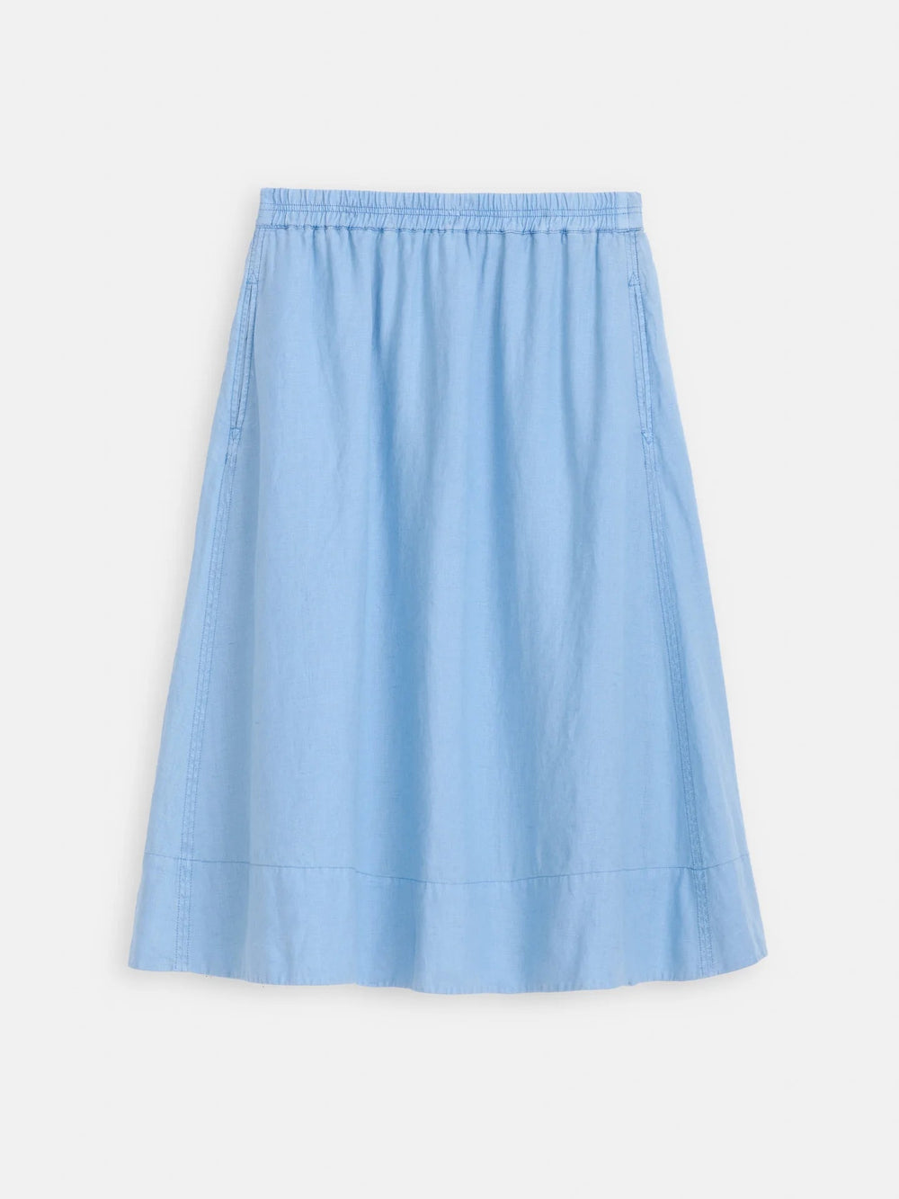 Alex Mill - Maddie Linen Skirt in Bel Air Blue - Kalifornia Jean Bar