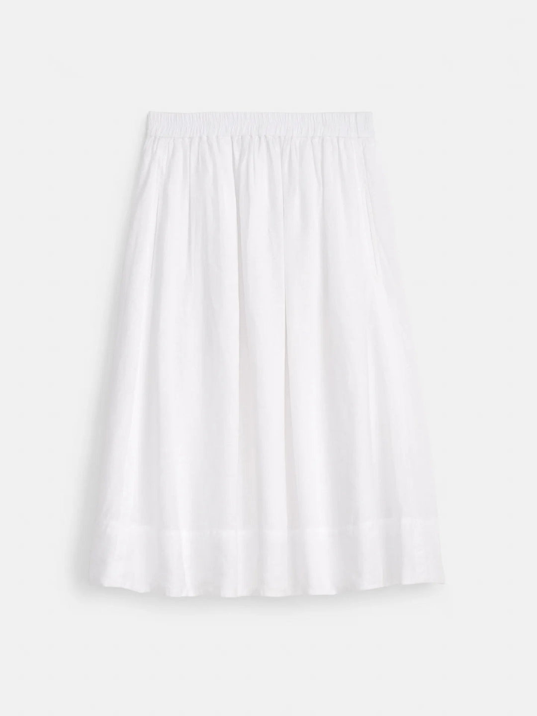 Alex Mill - Maddie Linen Skirt in White - Kalifornia Jean Bar