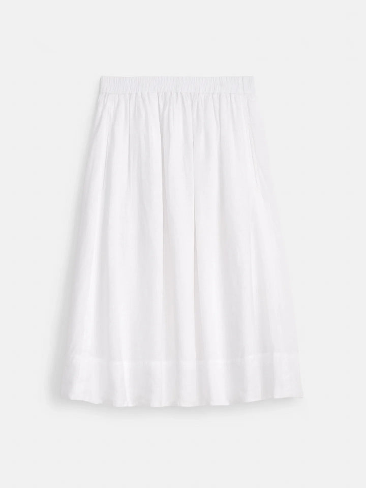 Alex Mill - Maddie Linen Skirt in White - Kalifornia Jean Bar