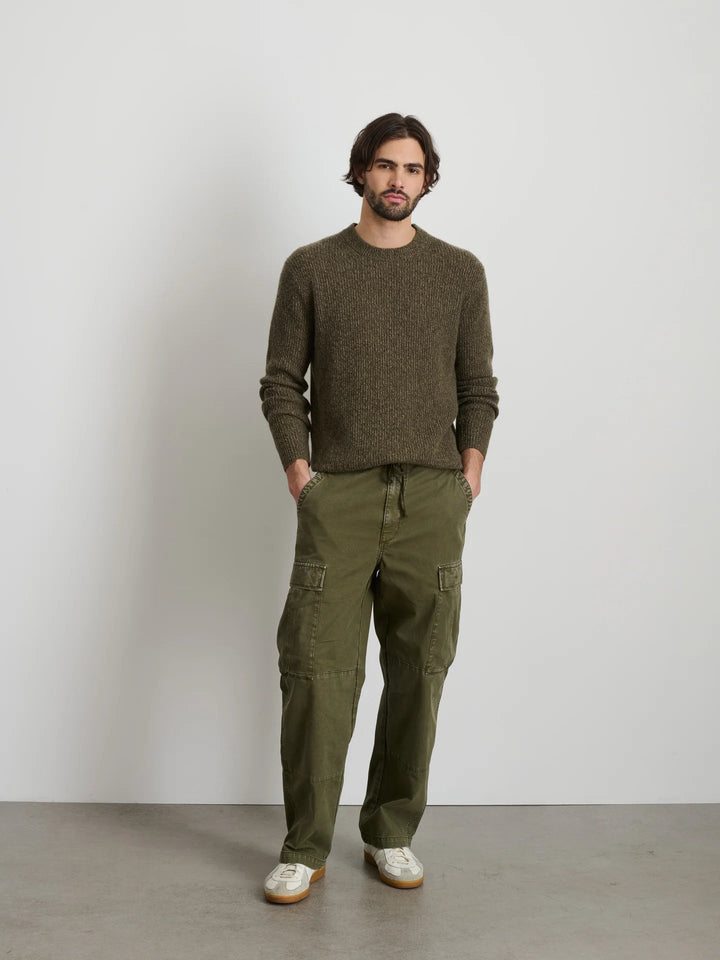 Alex Mill - Marled Olive Jordan Sweater - Kalifornia Jean Bar