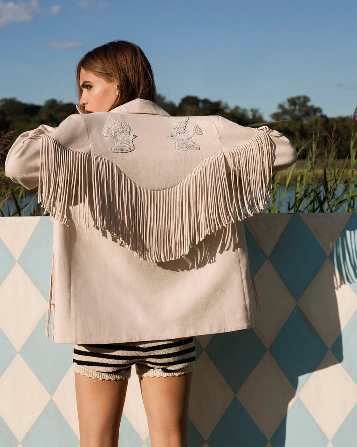 Alix of Bohemia - Jude Dune Fringe Jacket - Kalifornia Jean Bar