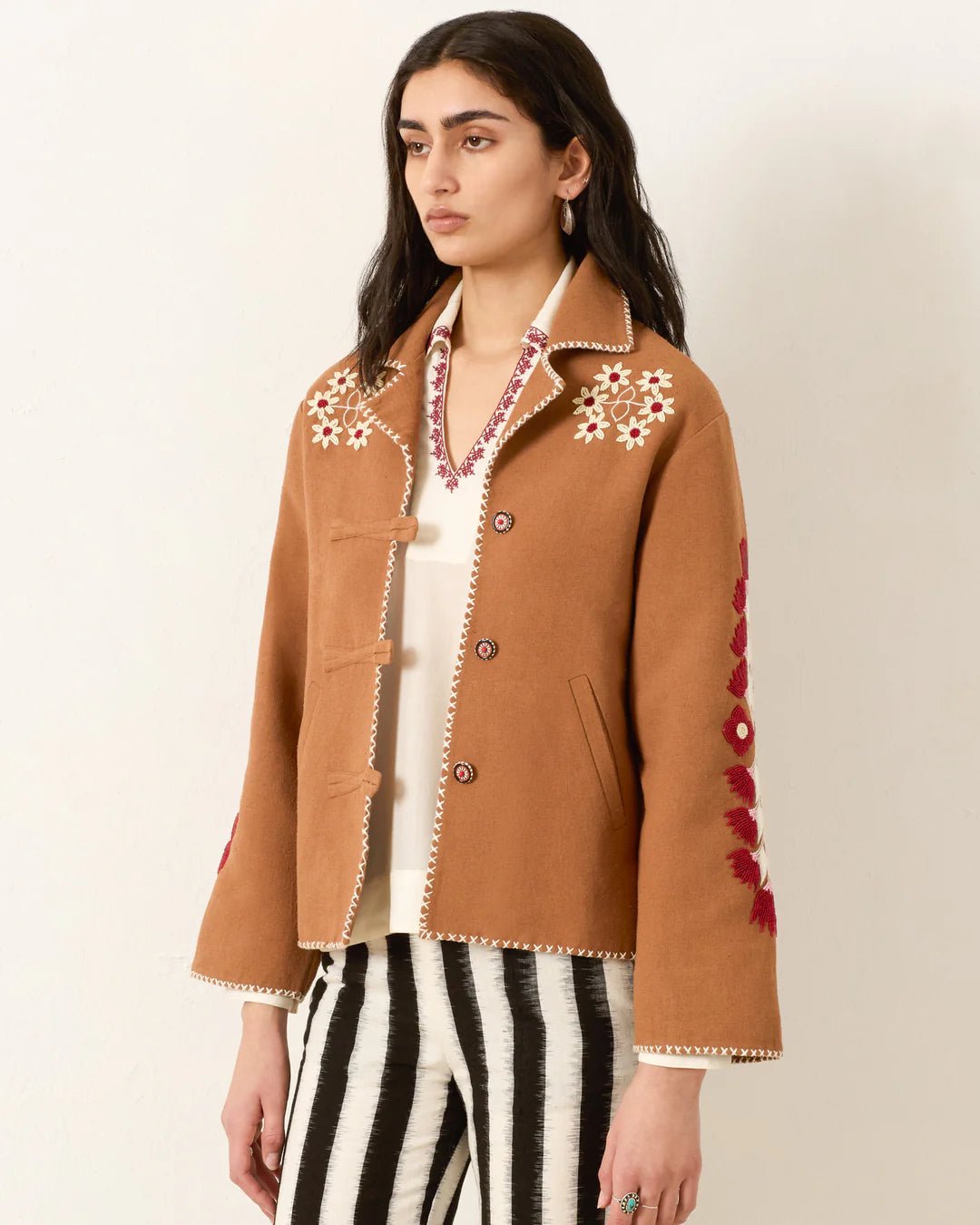 Alix of Bohemia - Western Cactus Bloom Jacket - Kalifornia Jean Bar