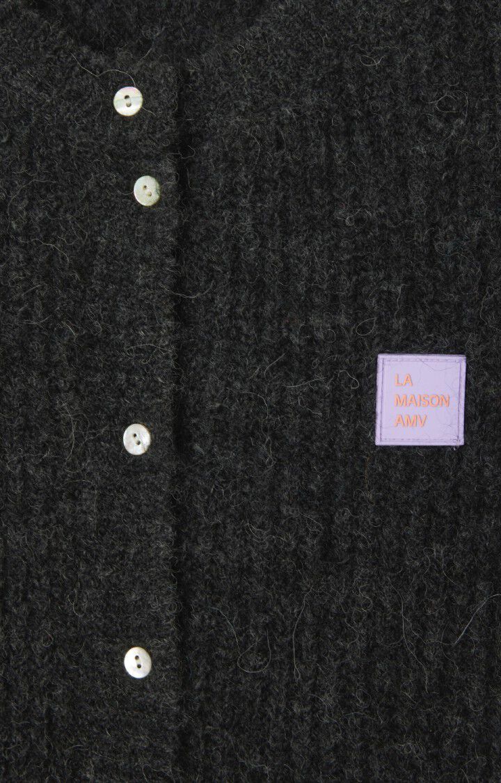 American Vintage - Charcoal Cardigan East Vest - Kalifornia Jean Bar