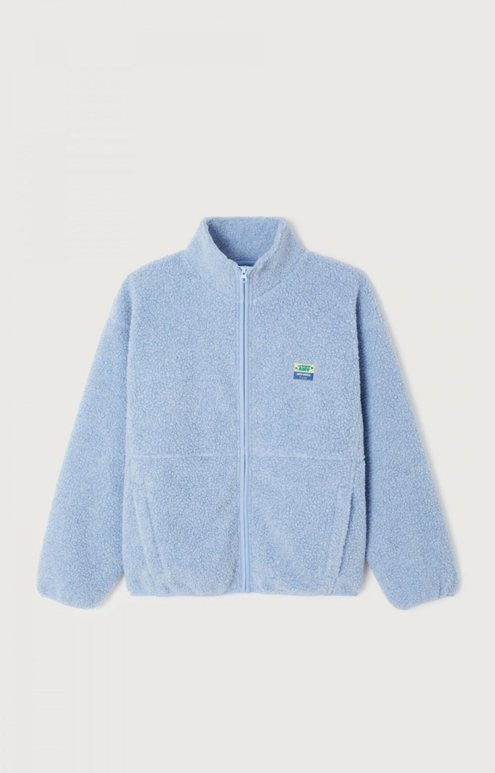 American Vintage - Hoktown Fleece Jacket Melange Frost - Kalifornia Jean Bar