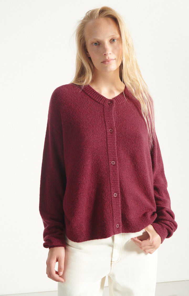 American Vintage - Mottled Grape Damsville Cardigan - Kalifornia Jean Bar