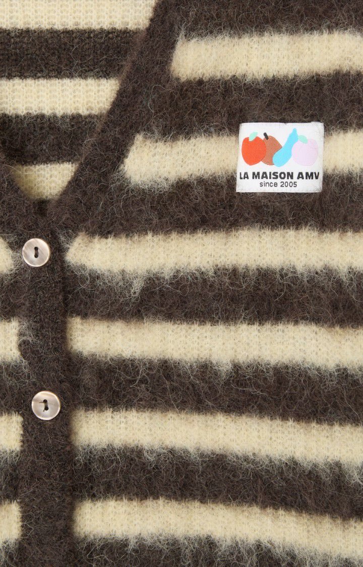 American Vintage - Striped Soya Root Nenybay Cardigan - Kalifornia Jean Bar