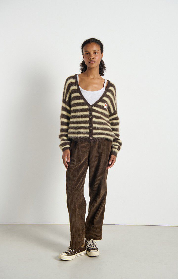 American Vintage - Striped Soya Root Nenybay Cardigan - Kalifornia Jean Bar