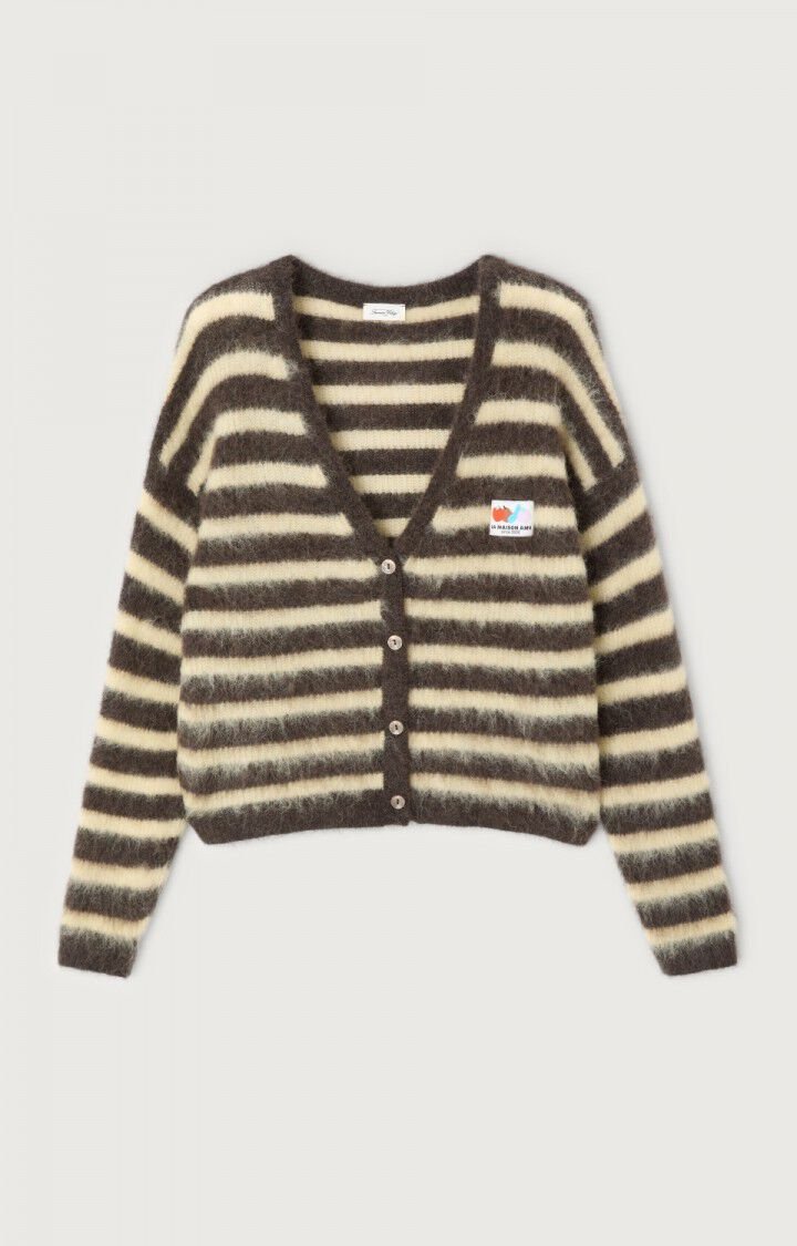 American Vintage - Striped Soya Root Nenybay Cardigan - Kalifornia Jean Bar